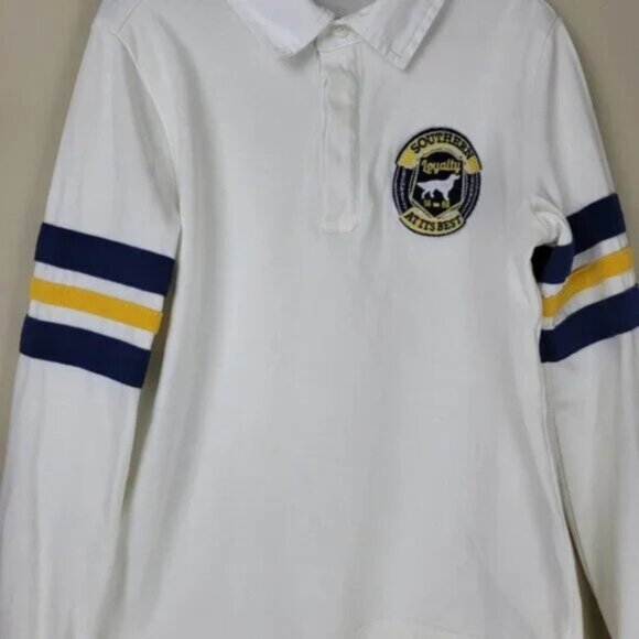 Boys Size 7 Bundle Tommy Bahama Plaid Button Down & Crown Ivy Rugby Polo - Picture 11 of 16